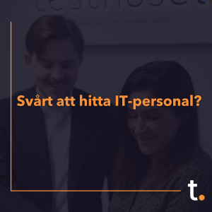 Svårt att hitta IT-personal?